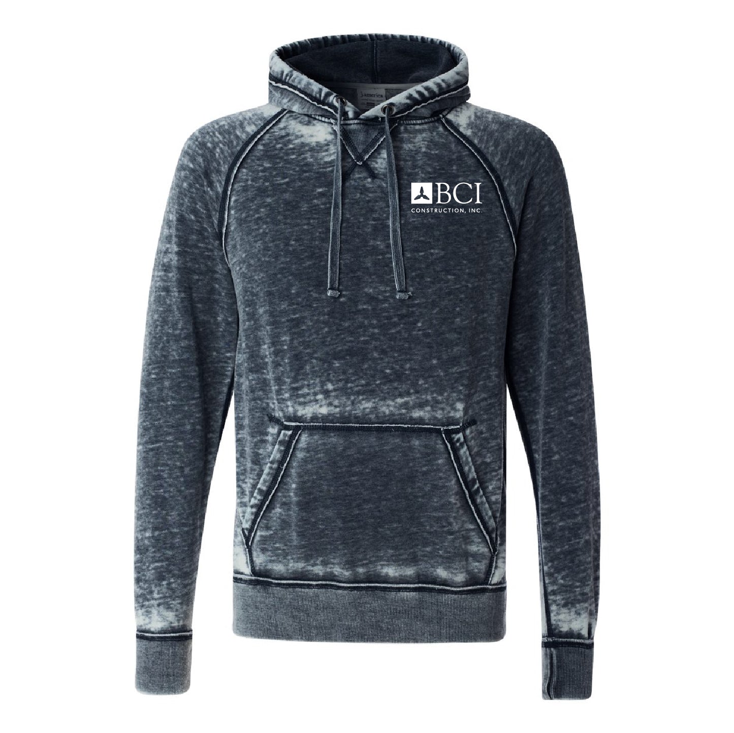 BCI J. America - Vintage Zen Fleece Hooded Sweatshirt 8915