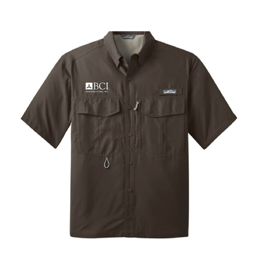 BCI Eddie Bauer® - Short Sleeve Performance Fishing Shirt