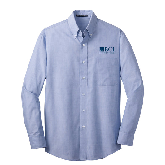 BCI Tall Crosshatch Easy Care Shirt