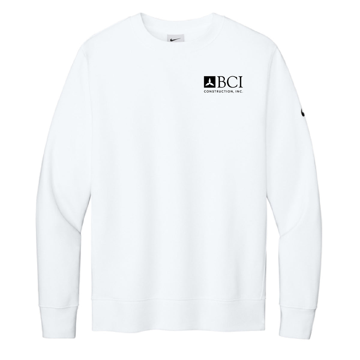 BCI Nike Club Fleece Sleeve Swoosh Crew