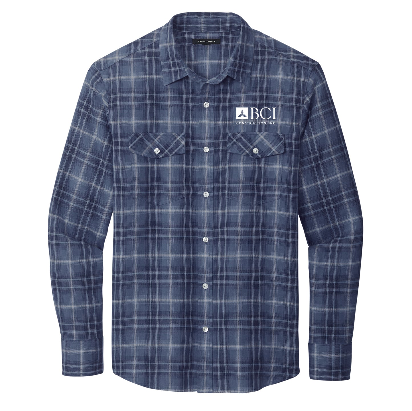 BCI Long Sleeve Ombre Plaid Shirt