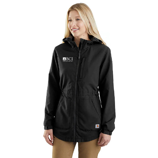 BCI Women's Rain Jacket Relaxed Fit Lightweight