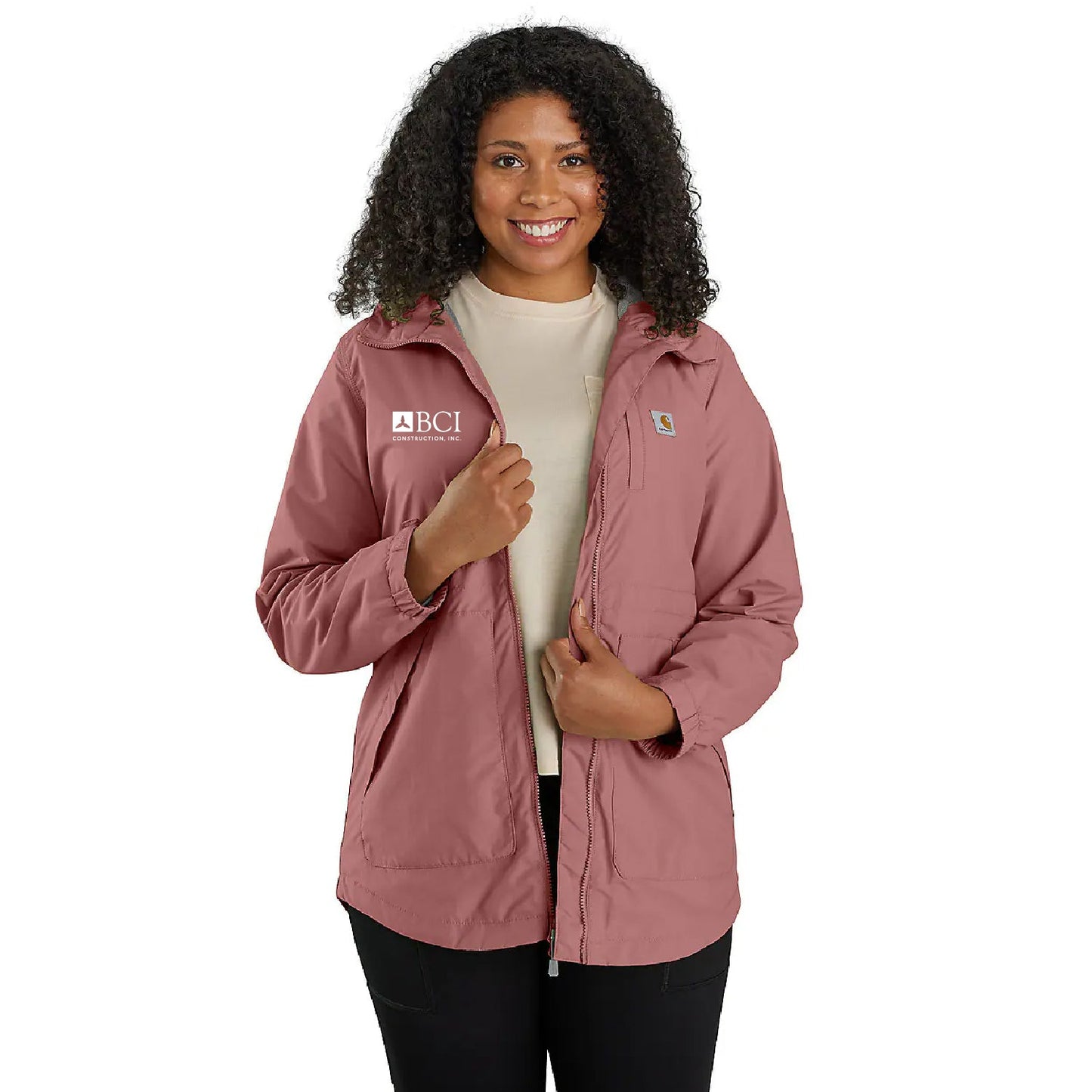 BCI Women's Rain Jacket Relaxed Fit Lightweight