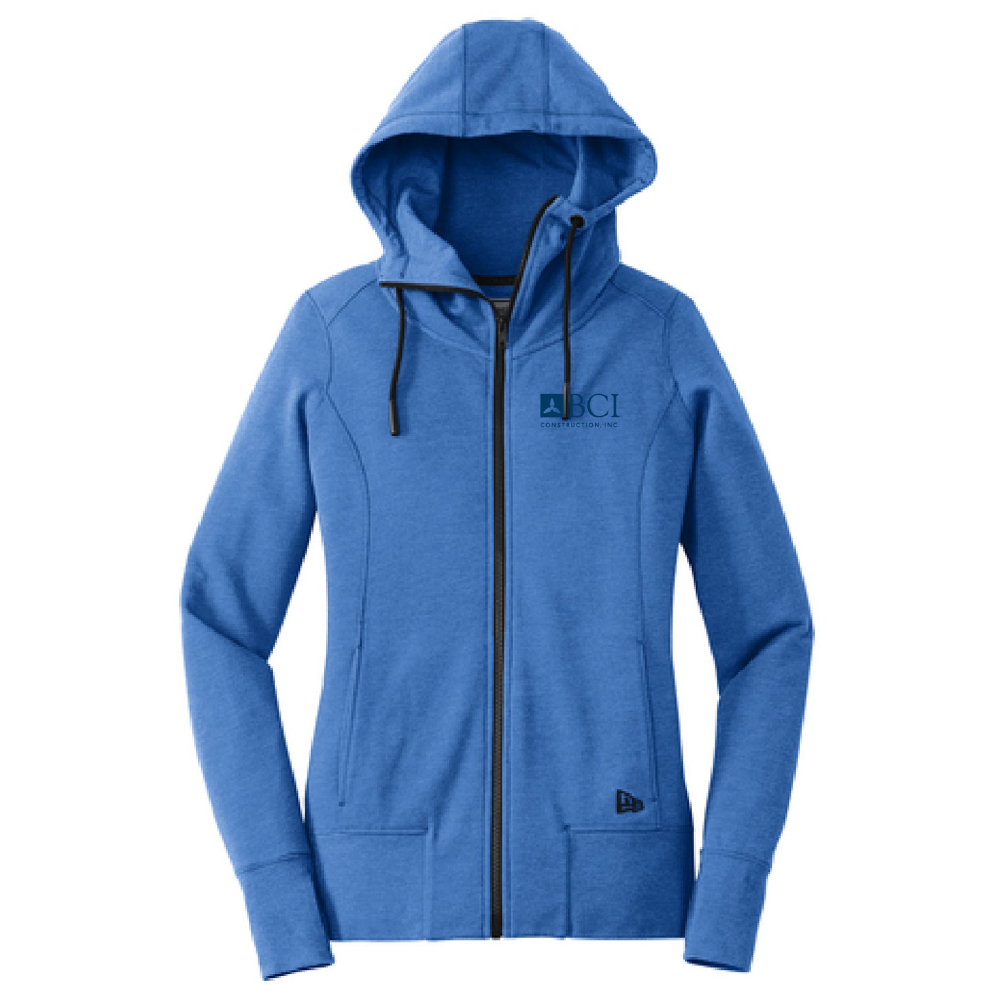 BCI Ladies Tri-Blend Fleece Full-Zip Hoodie