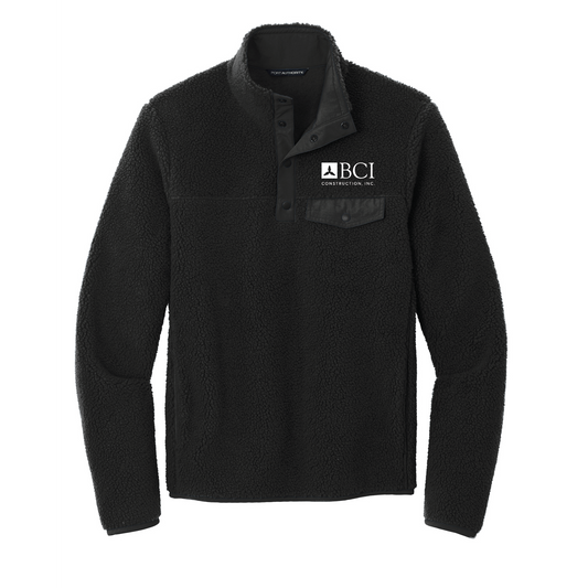 BCI Camp Fleece Snap Pullover