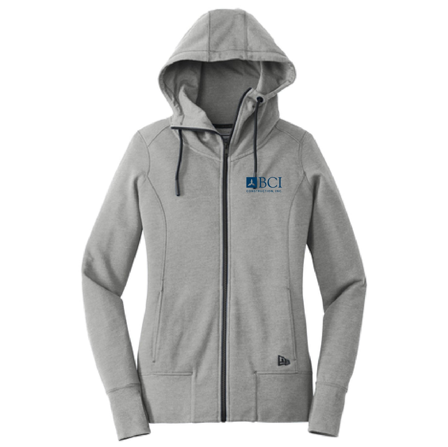 BCI Ladies Tri-Blend Fleece Full-Zip Hoodie