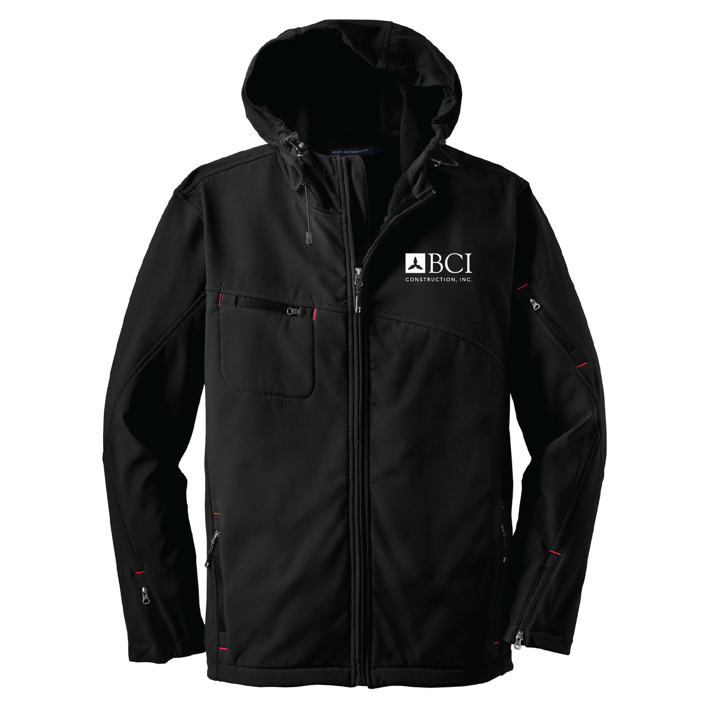 BCI Textured Hooded Soft Shell Jacket