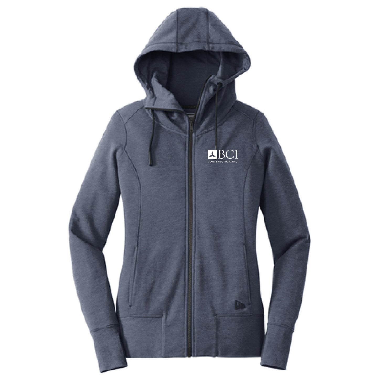 BCI Ladies Tri-Blend Fleece Full-Zip Hoodie