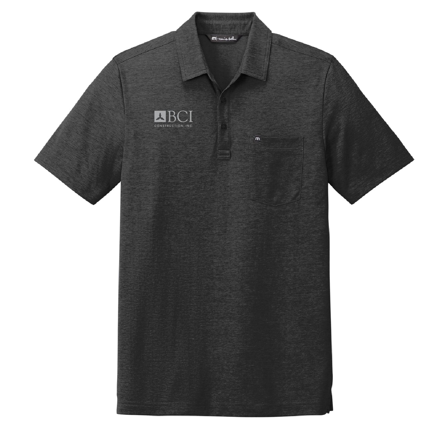 BCI TravisMathew Oceanside Heather Pocket Polo