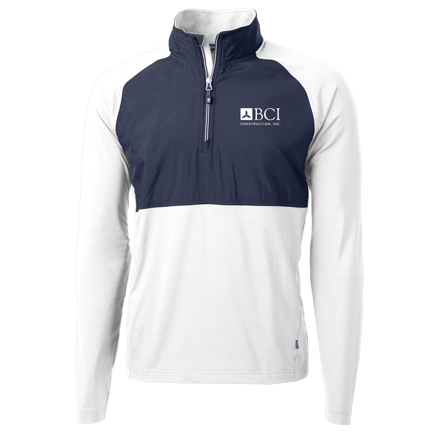 BCI Cutter & Buck Men's Adapt Eco Knit Hybrid Recycle Quarter Zip