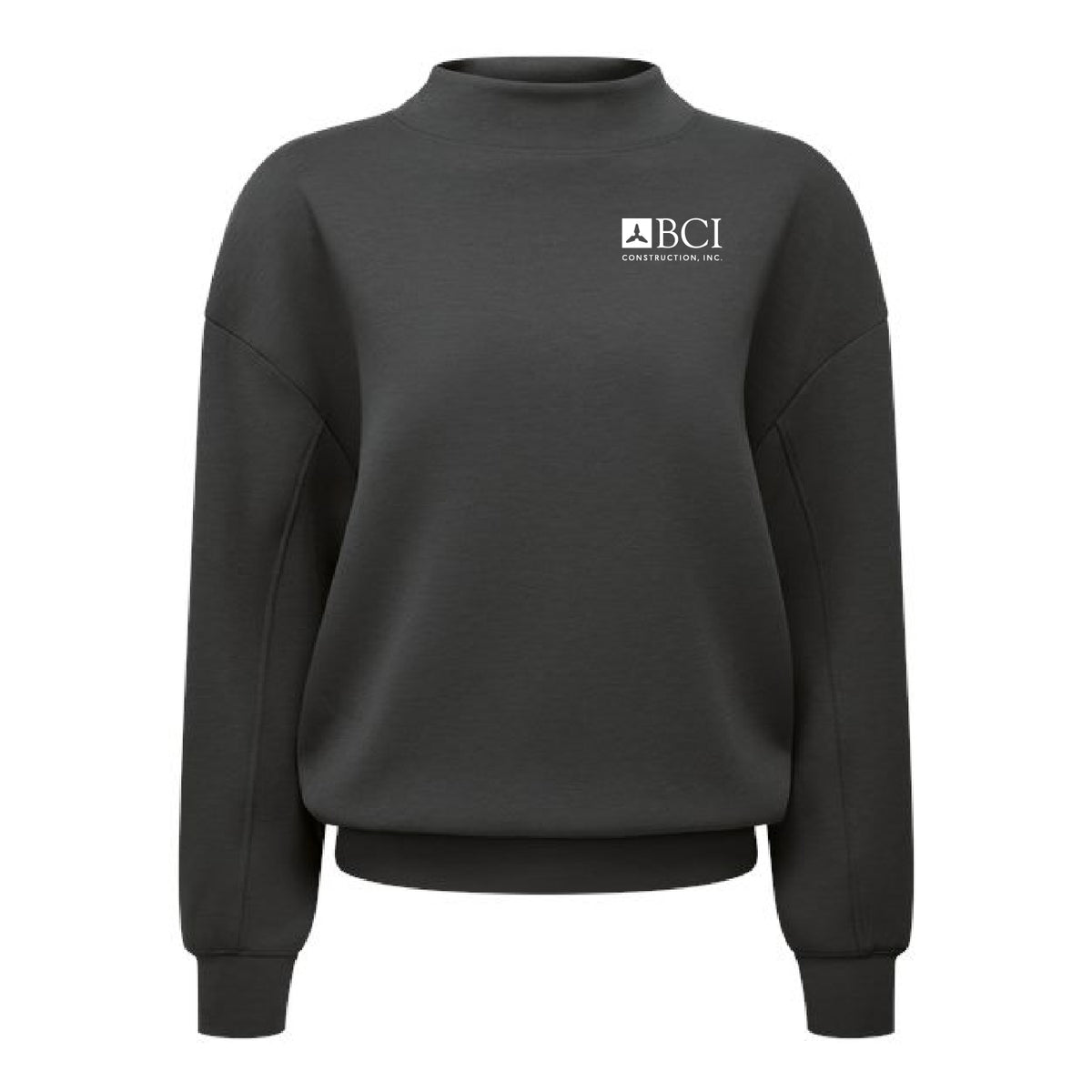 BCI Women's Luxe Mock Neck Sweatshirt