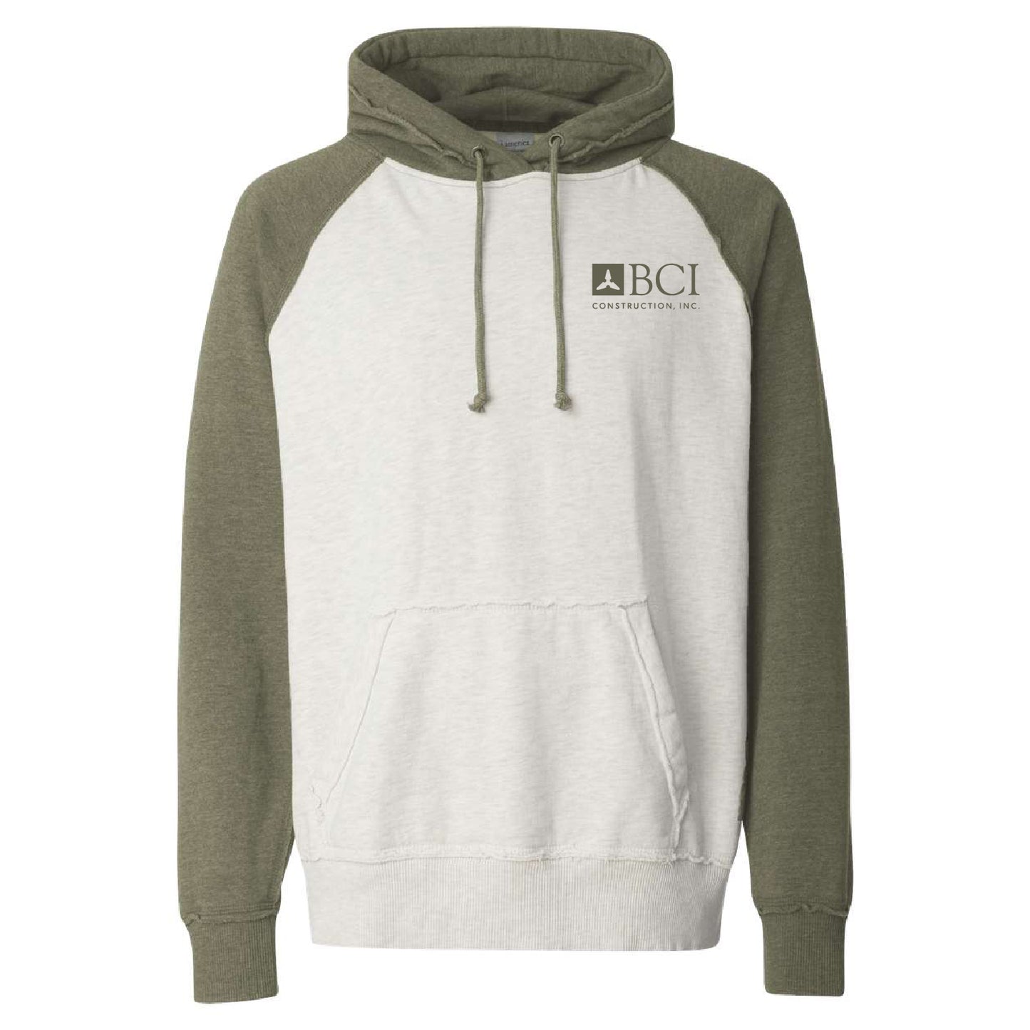 BCI Vintage Heather Hooded Sweatshirt