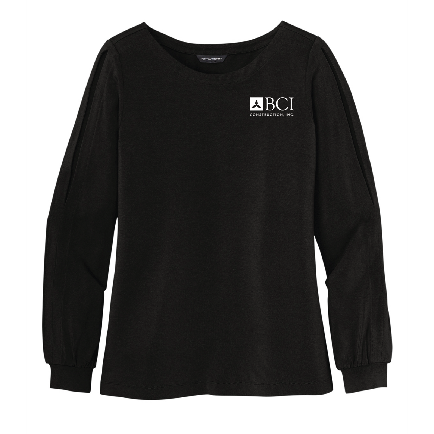 BCI Ladies Luxe Knit Jewel Neck Top