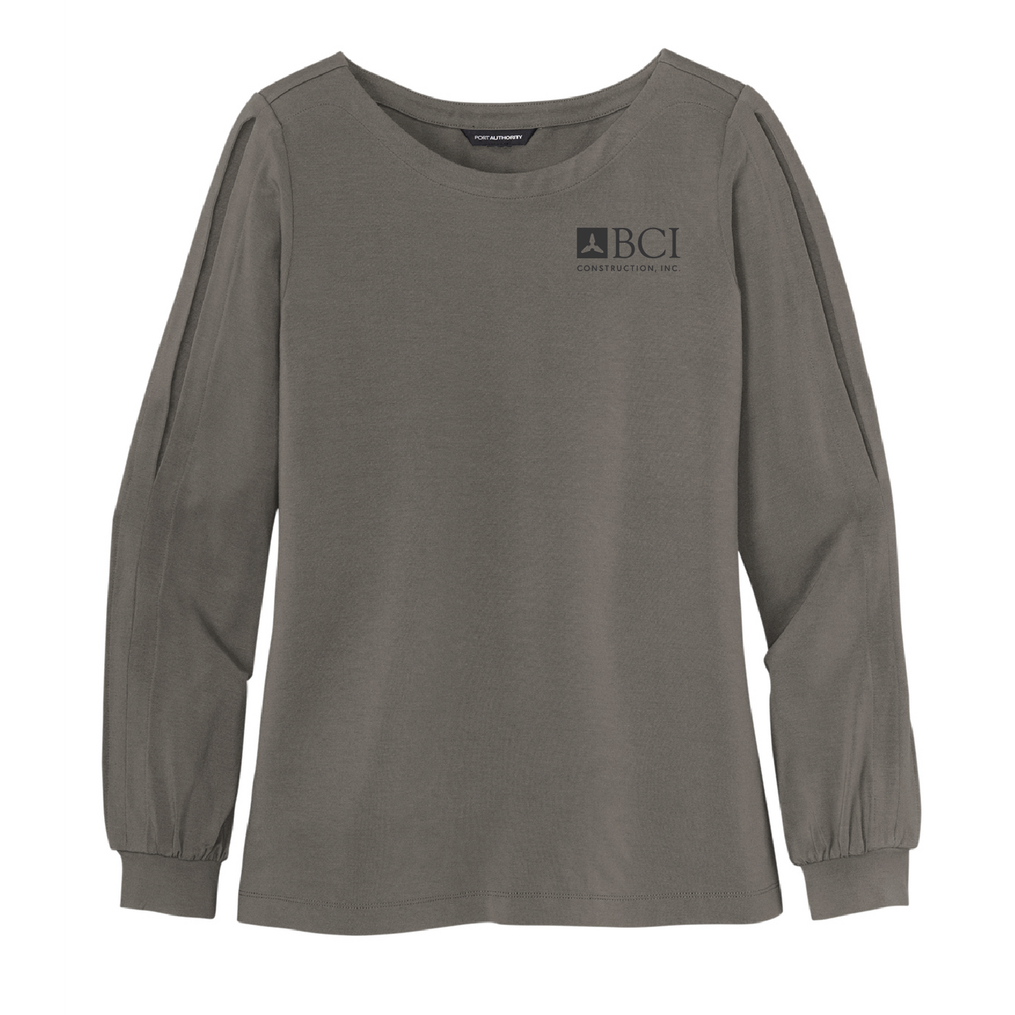 BCI Ladies Luxe Knit Jewel Neck Top