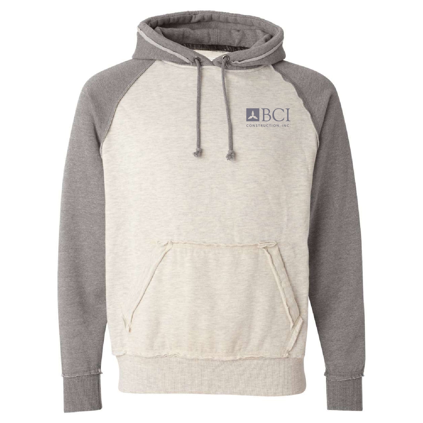 BCI Vintage Heather Hooded Sweatshirt