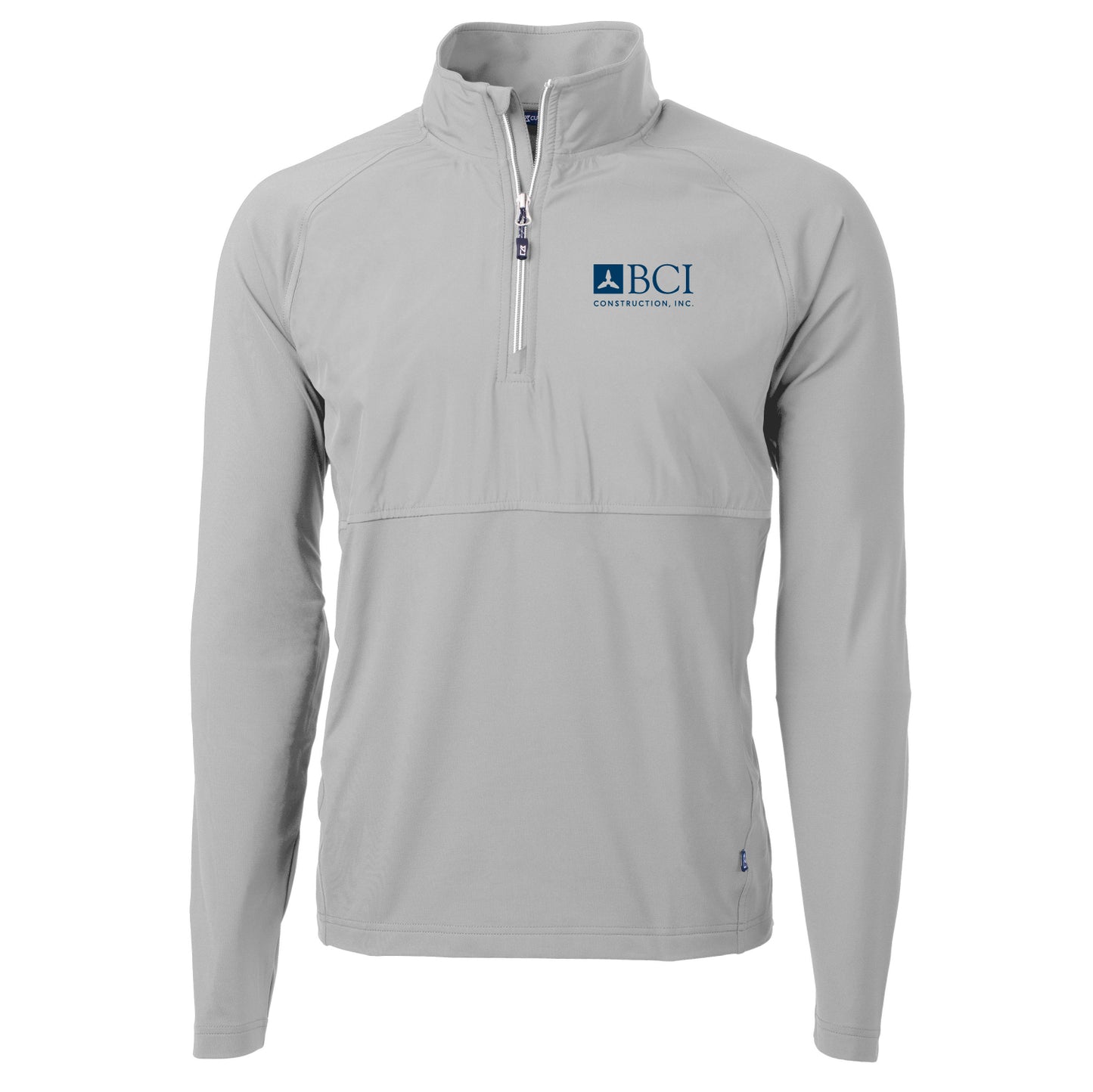 BCI Cutter & Buck Men's Adapt Eco Knit Hybrid Recycle Quarter Zip