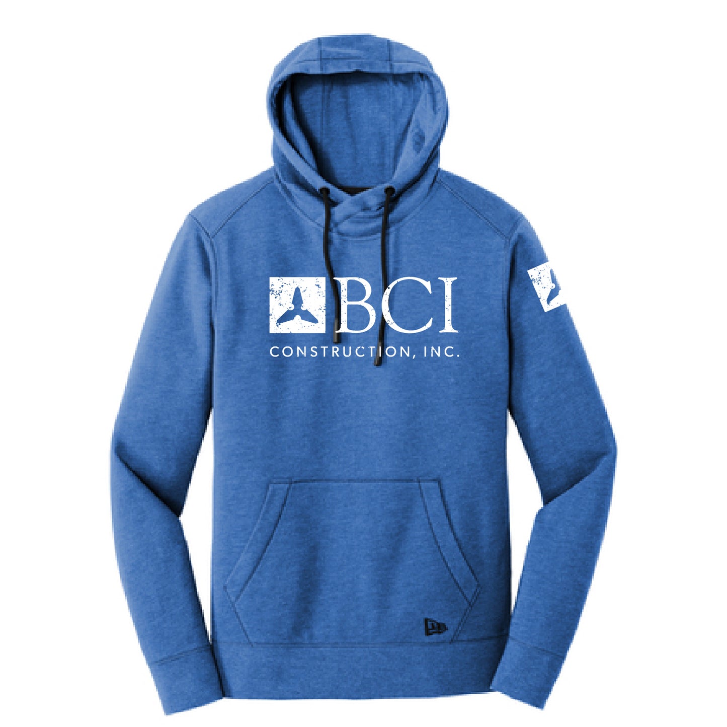 BCI Multi-Design Tri-Blend Fleece Pullover Hoodie