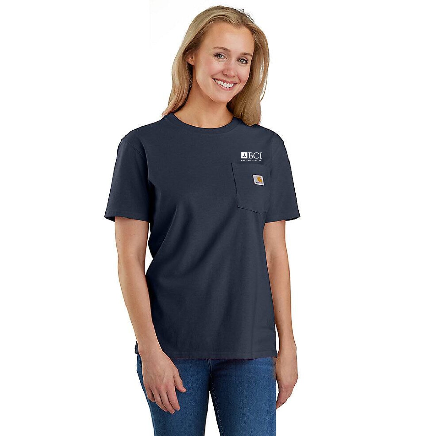 BCI  Carhartt Women's Women's Loose Fit Heavyweight Short-Sleeve Pocket T-Shirt