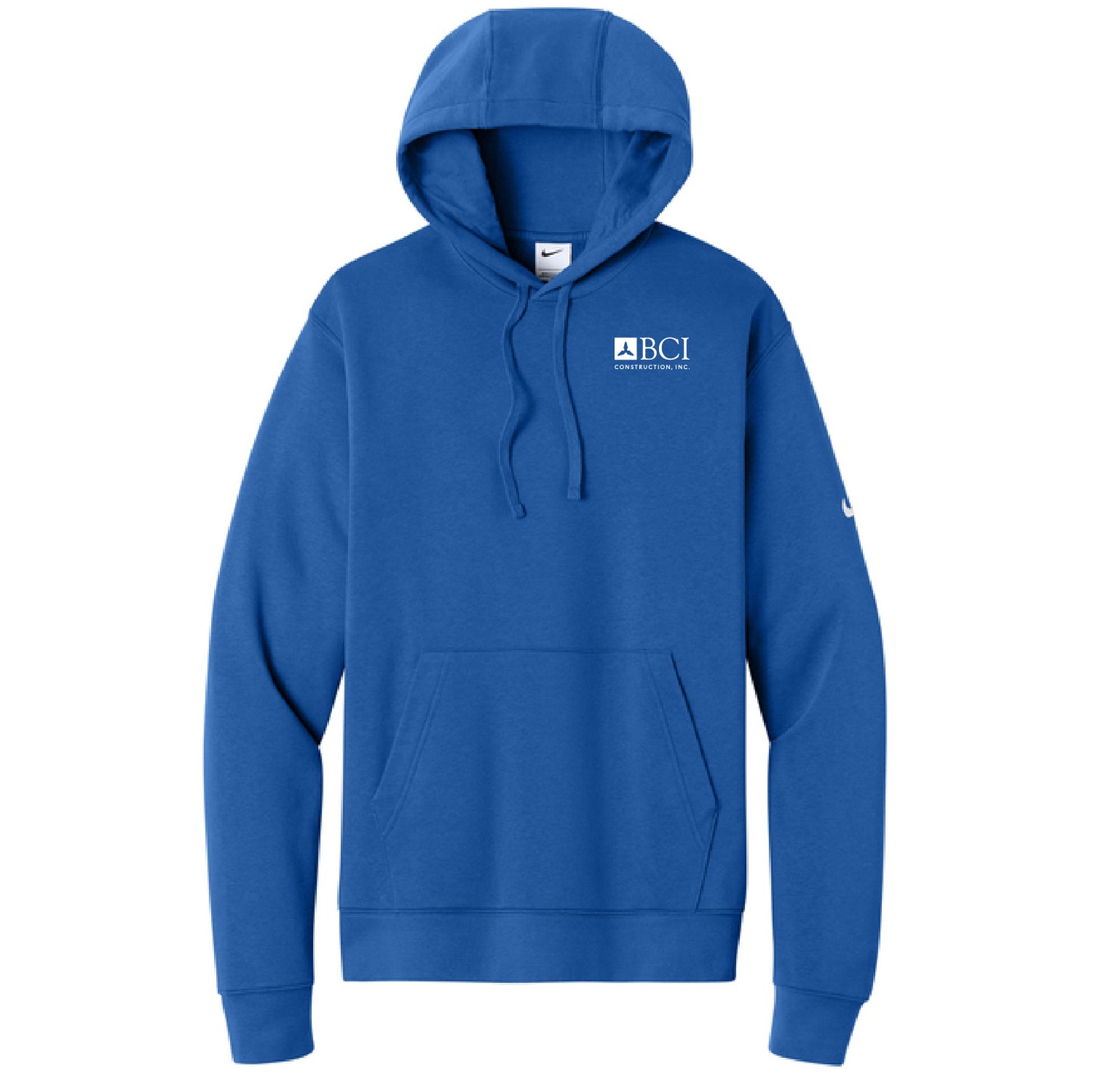 BCI Nike Club Fleece Sleeve Swoosh Pullover Hoodie