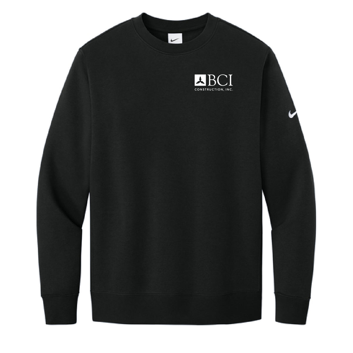 BCI Nike Club Fleece Sleeve Swoosh Crew