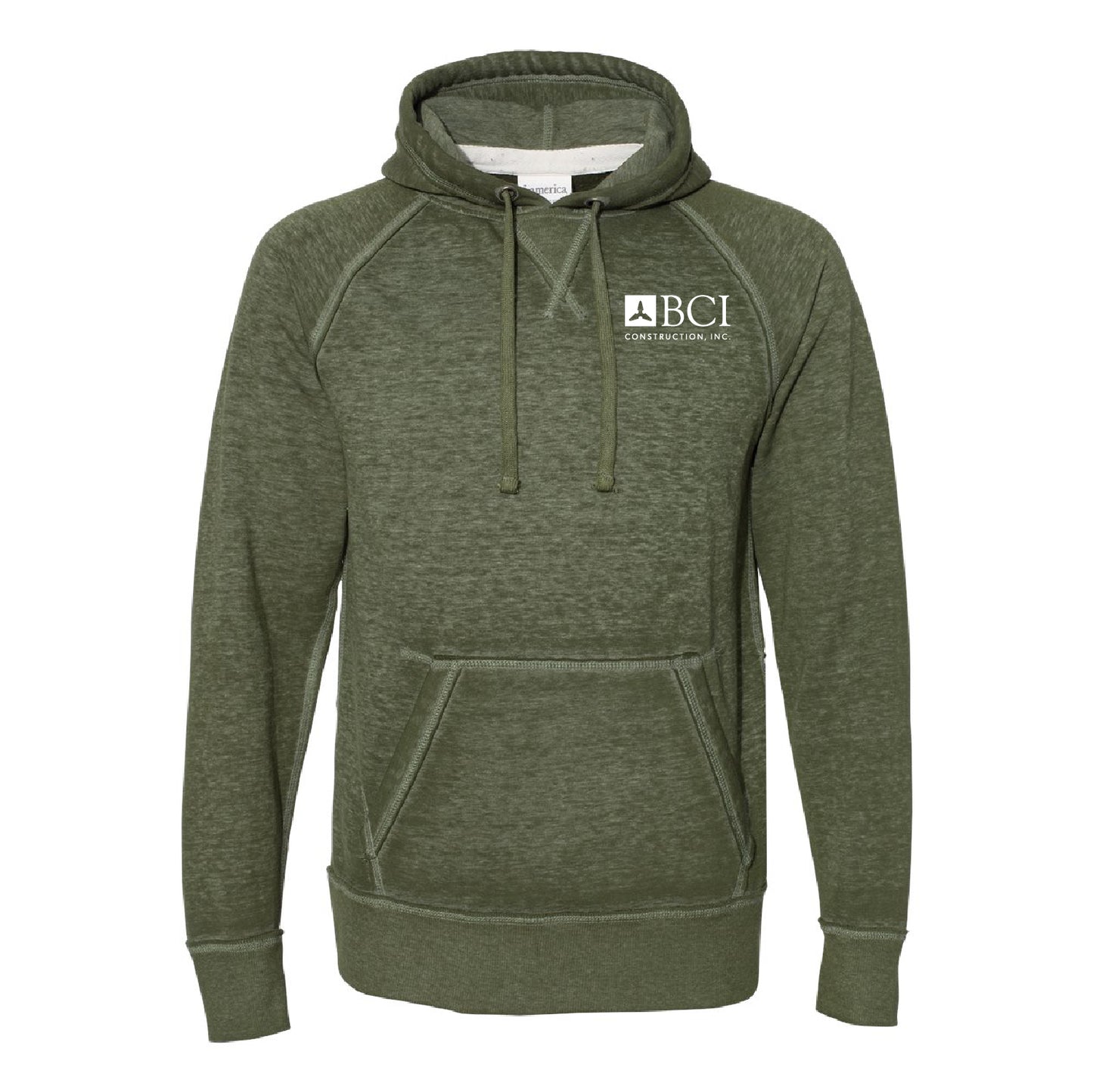 BCI J. America - Vintage Zen Fleece Hooded Sweatshirt 8915
