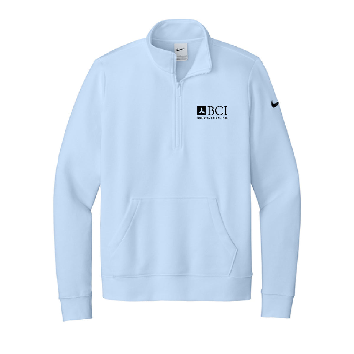 BCI Nike Women's Club Fleece Sleeve Swoosh 1/2-Zip
