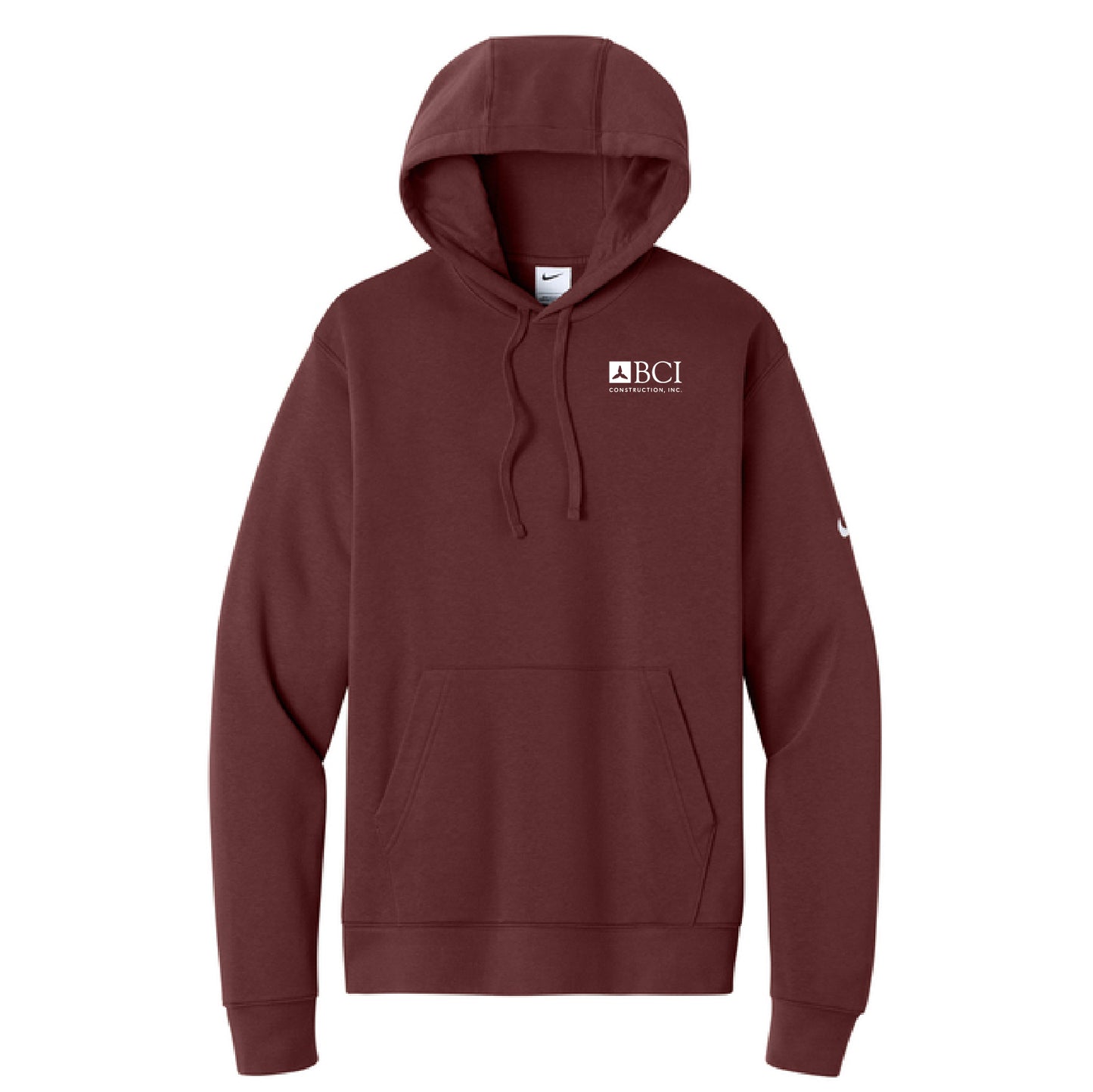 BCI Nike Club Fleece Sleeve Swoosh Pullover Hoodie