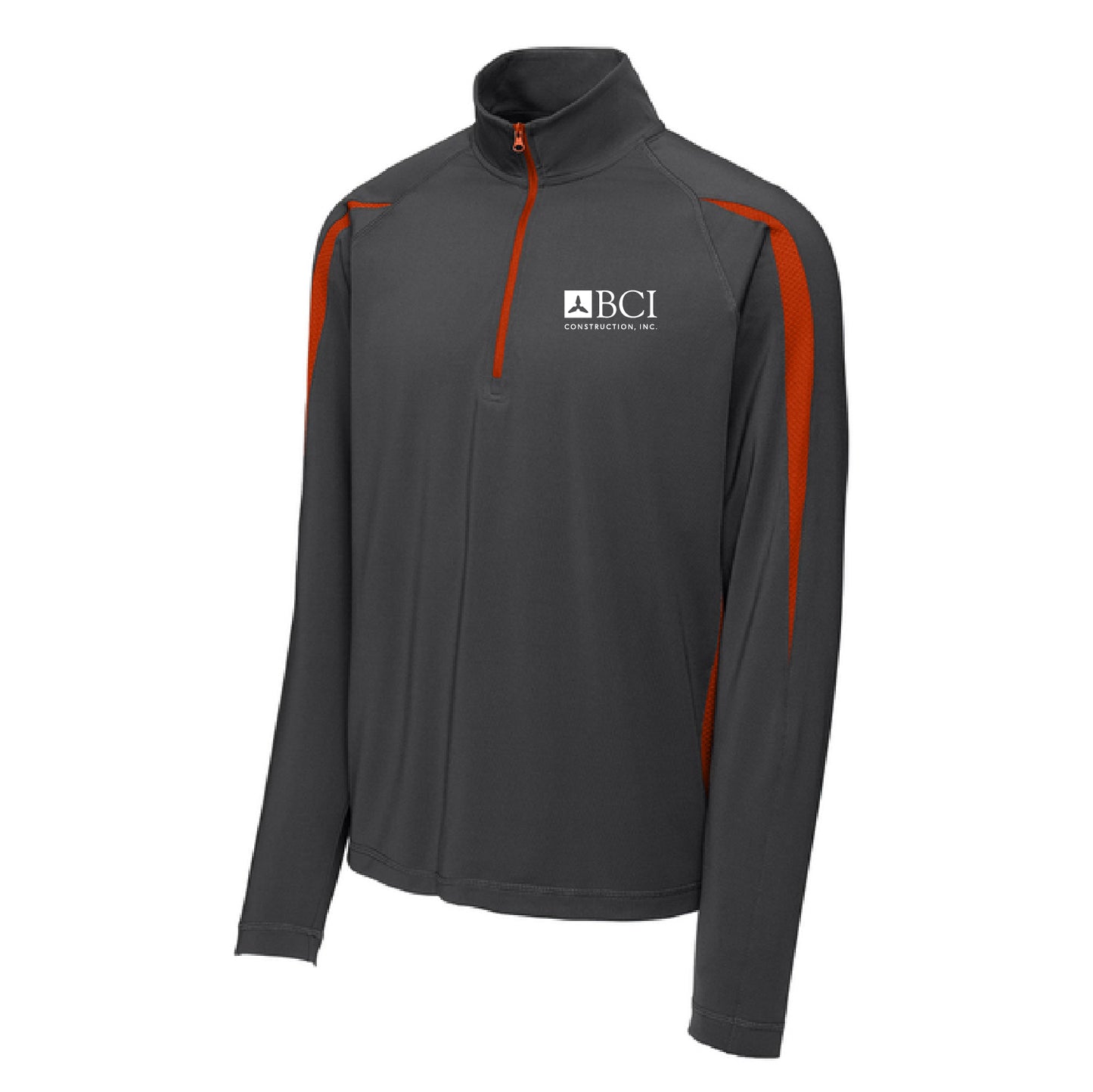 BCI Sport-Wick® Stretch 1/4-Zip Colorblock Pullover