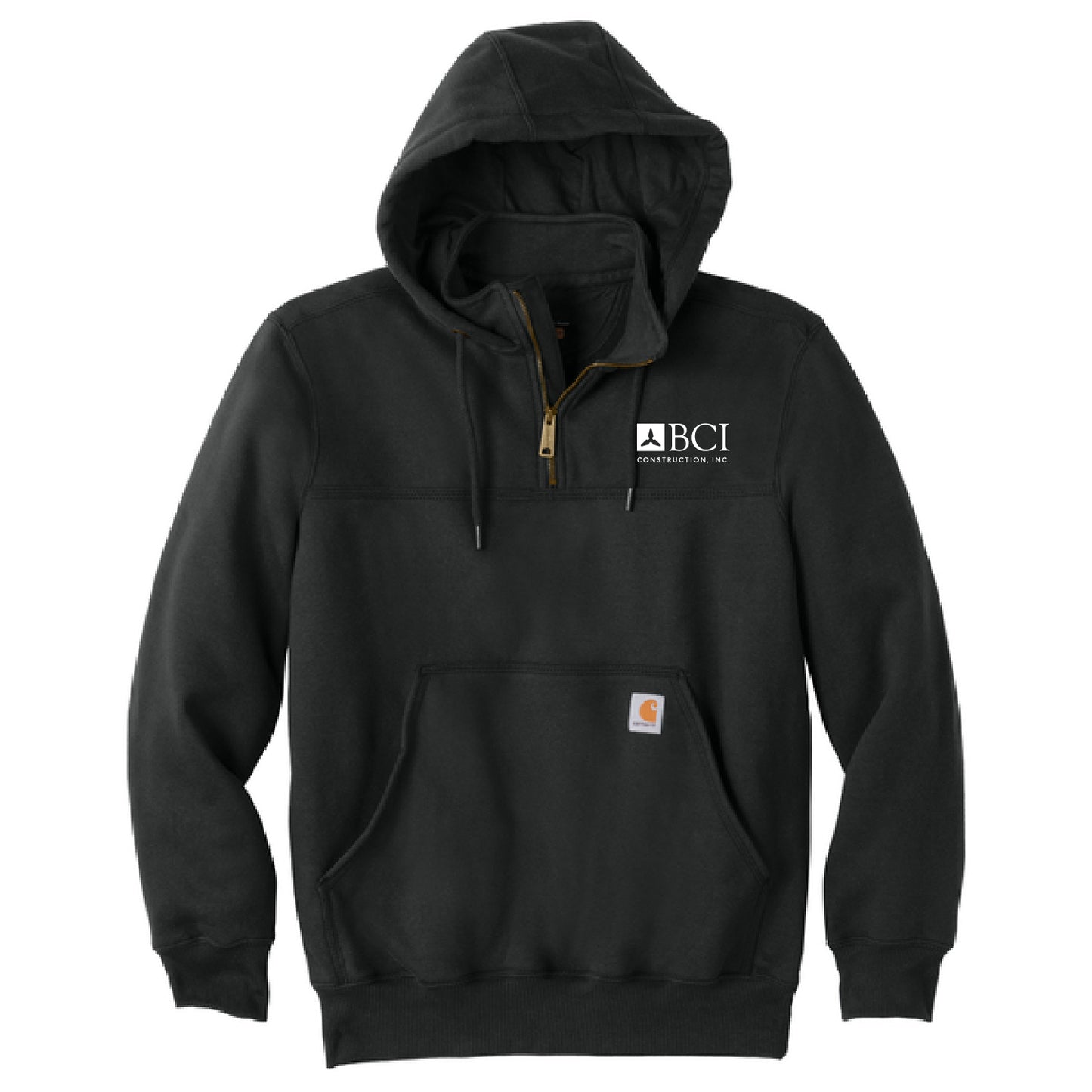 BCI Carhartt® TALL Rain Defender® Paxton Heavyweight Hooded Zip Mock Sweatshirt