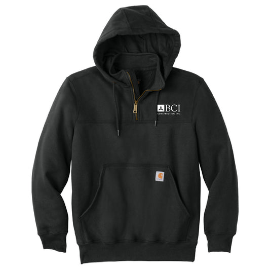 BCI Carhartt® TALL Rain Defender® Paxton Heavyweight Hooded Zip Mock Sweatshirt