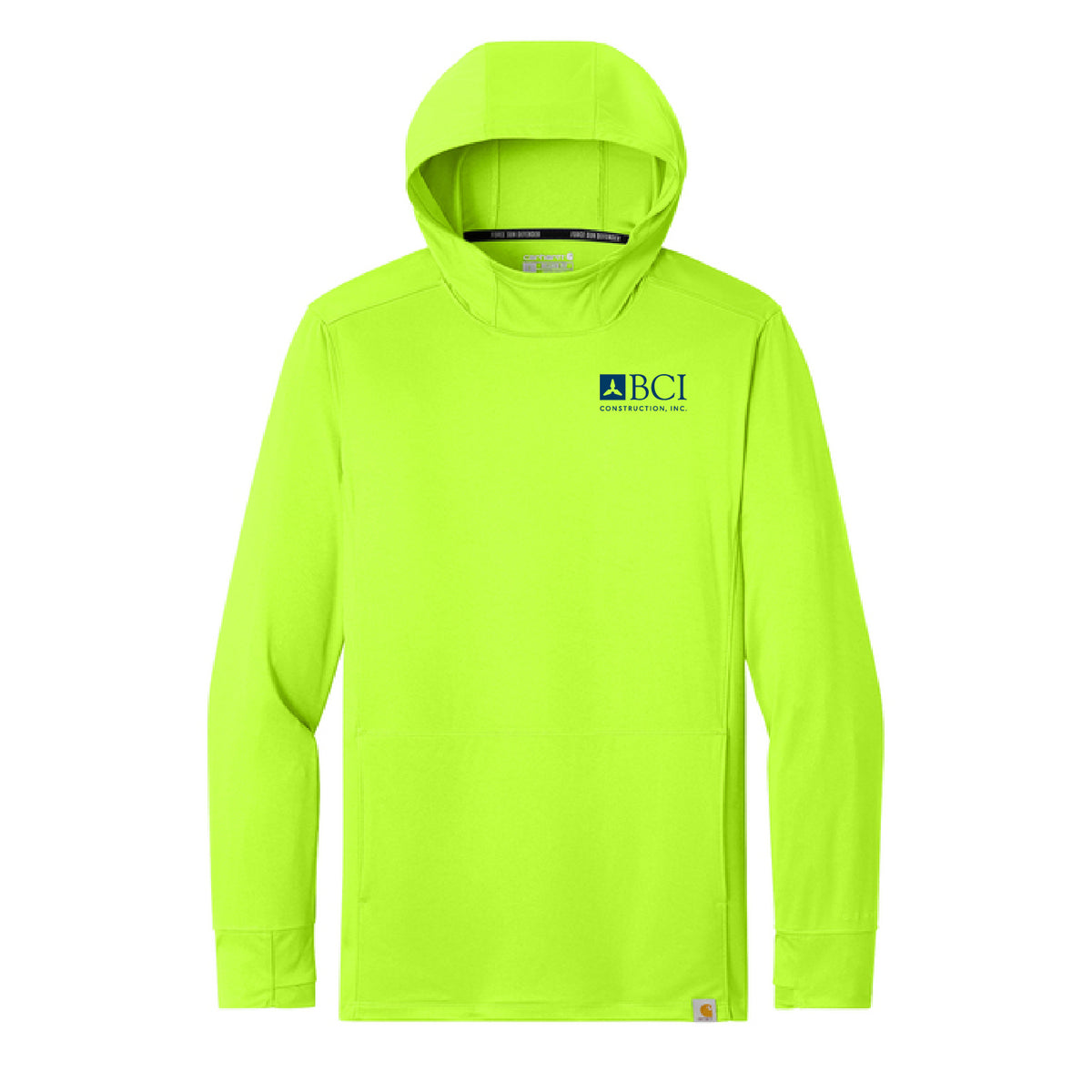 BCI Carhartt Force® Sun Defender™ Long Sleeve Hooded T-Shirt