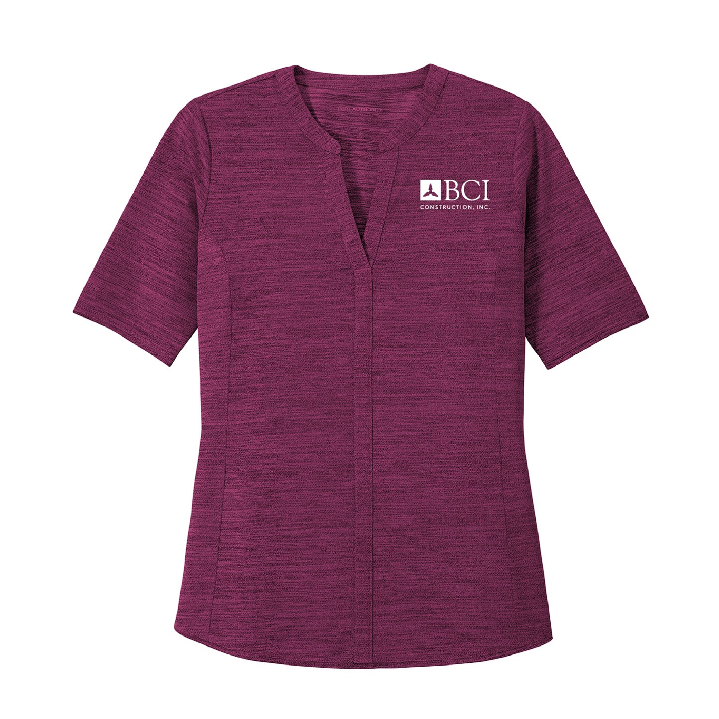 BCI Port Authority ® Ladies Stretch Heather Open Neck Top LK583