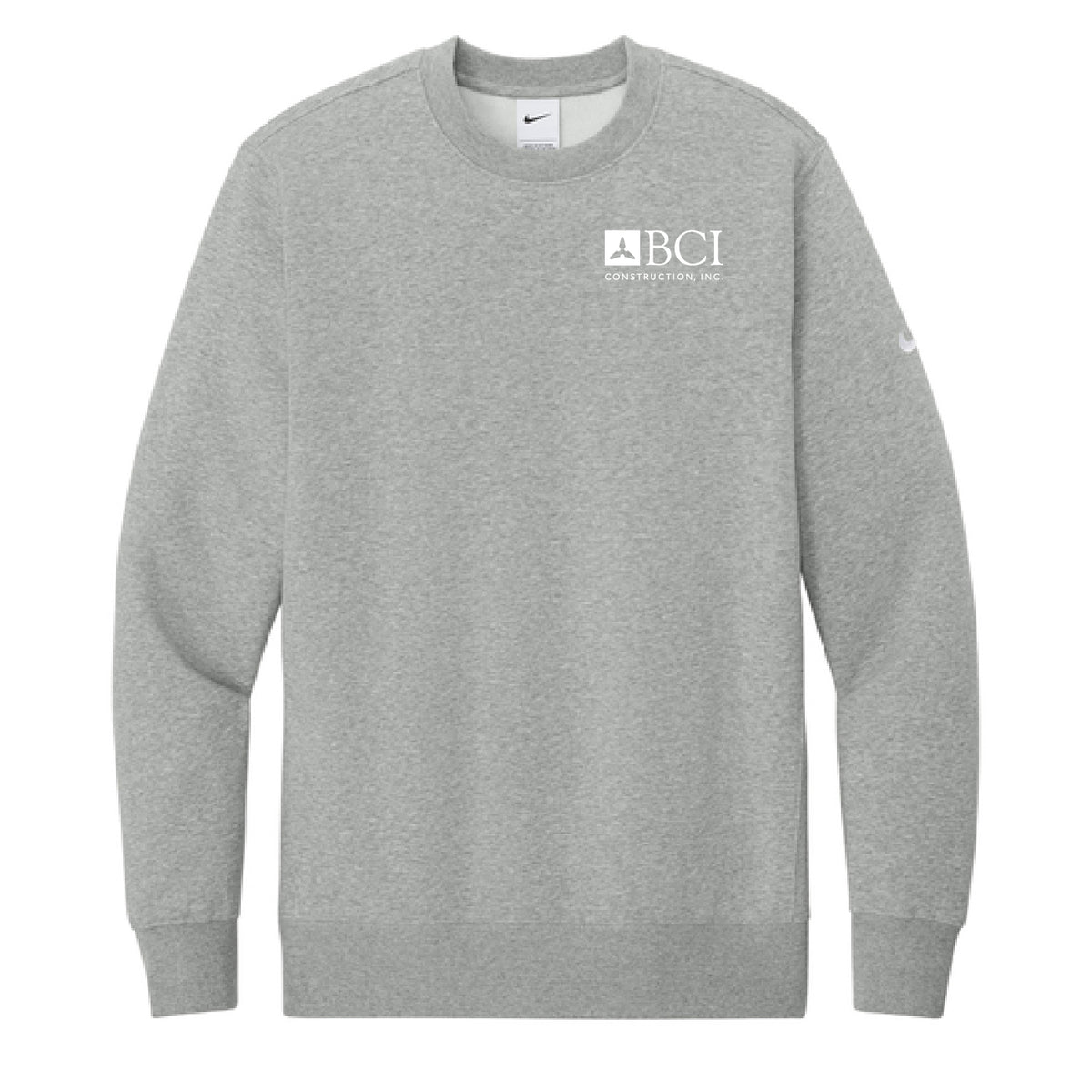 BCI Nike Club Fleece Sleeve Swoosh Crew