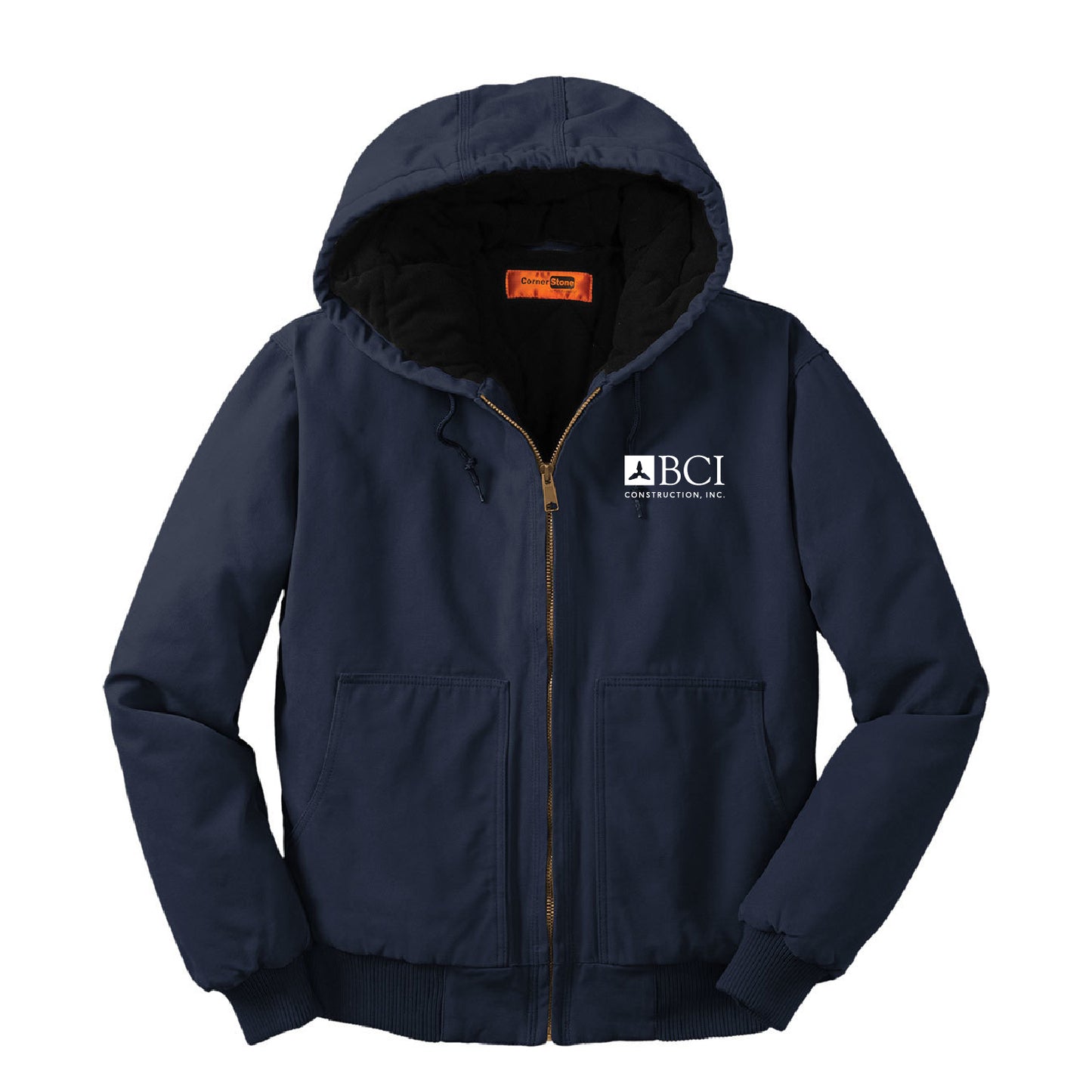 BCI Washed Duck Cloth Insulated Hooded Work Jacket