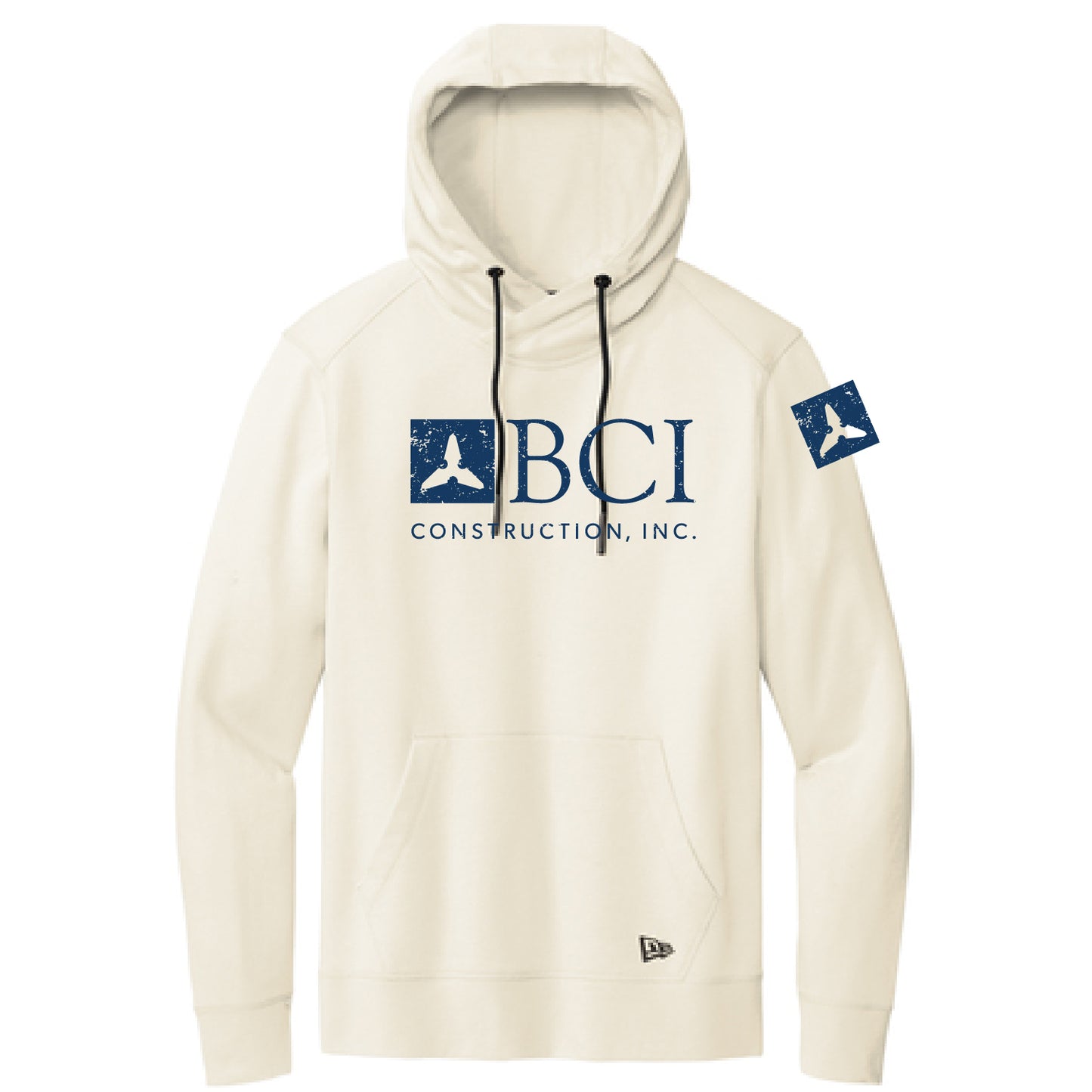 BCI Multi-Design Tri-Blend Fleece Pullover Hoodie