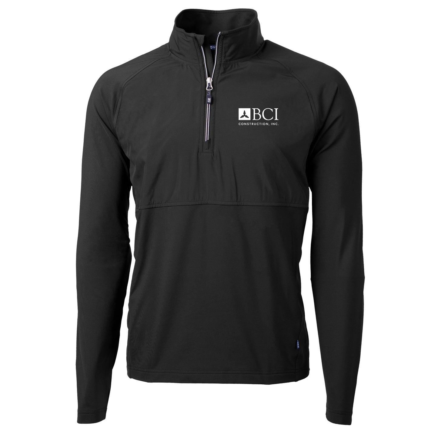 BCI Cutter & Buck Men's Adapt Eco Knit Hybrid Recycle Quarter Zip