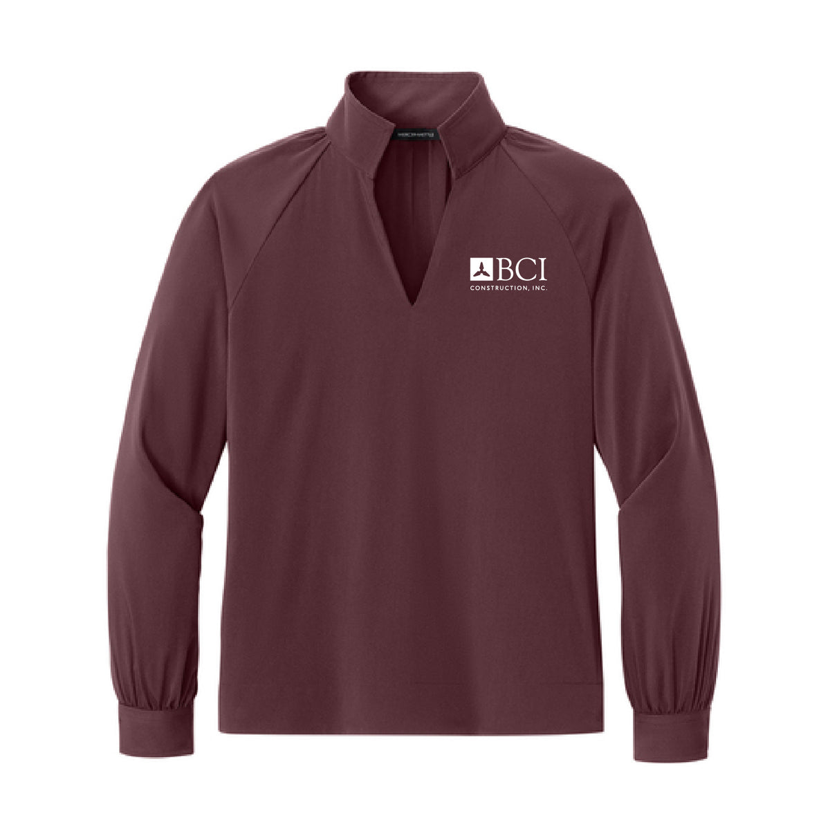 BCI Women’s Long Sleeve Buttery Soft Popover Blouse