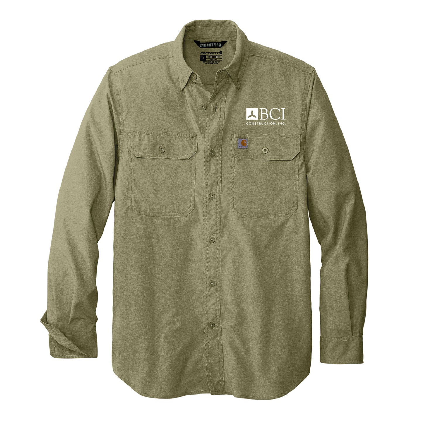 BCI Carhartt Force® Solid Long Sleeve Shirt