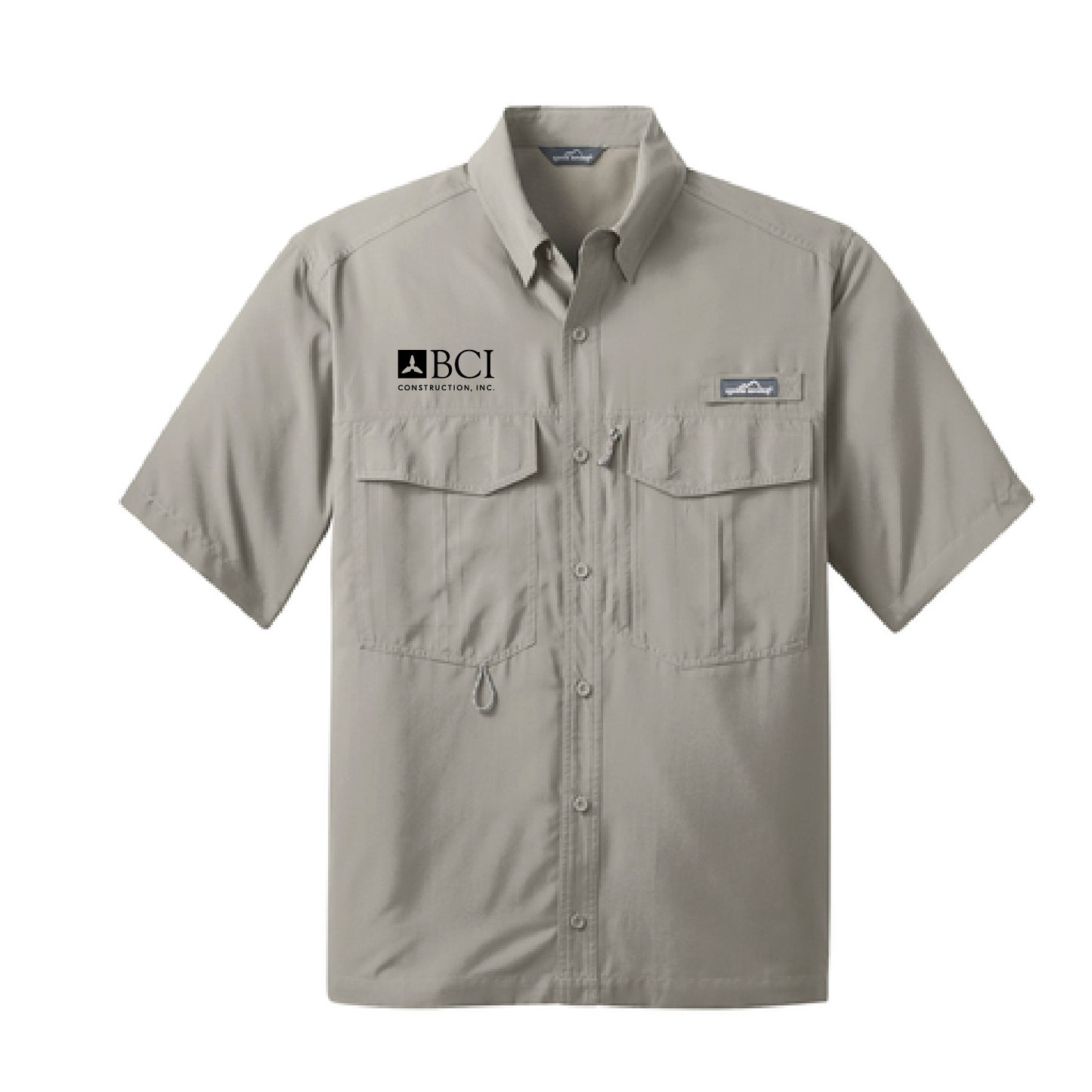 BCI Eddie Bauer® - Short Sleeve Performance Fishing Shirt