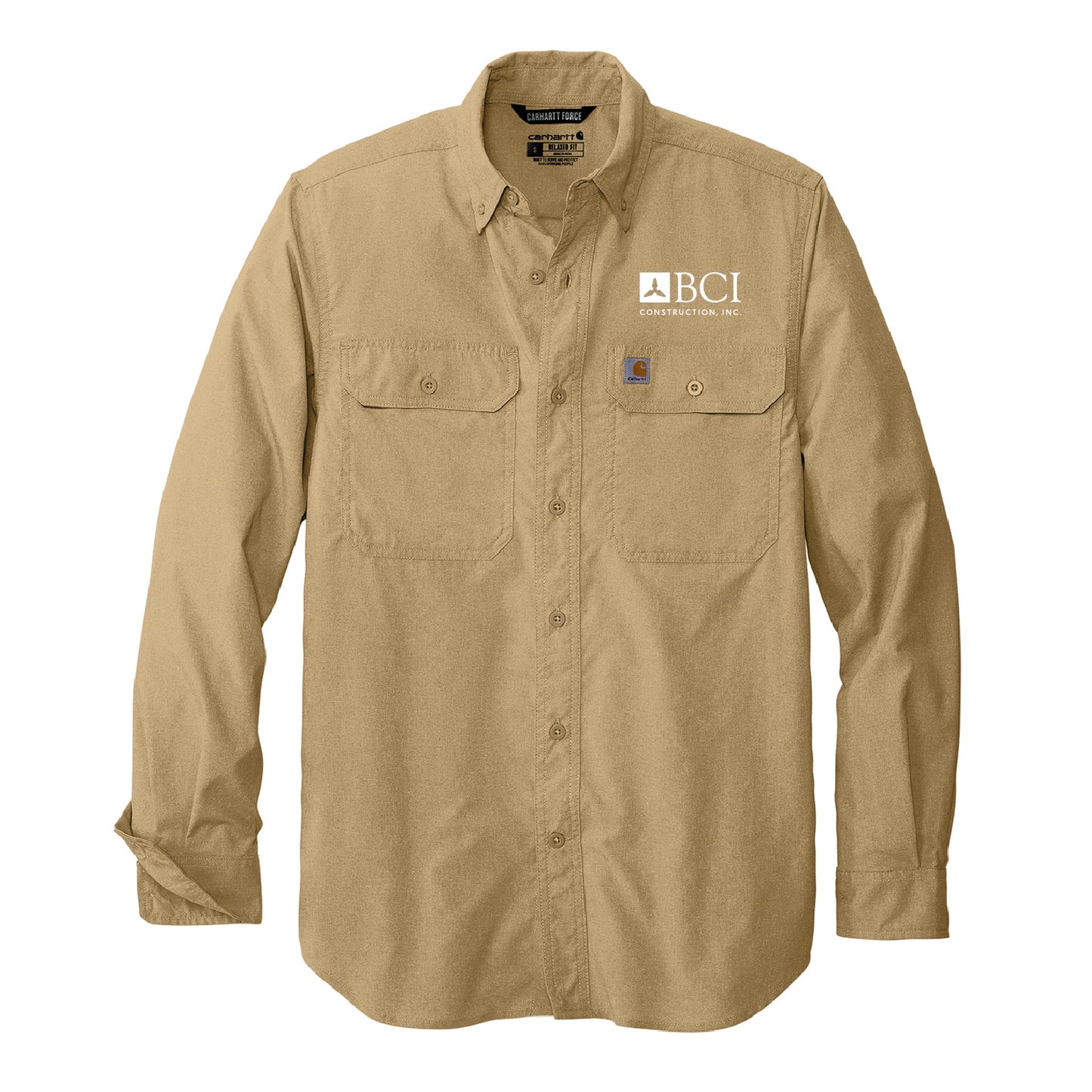 BCI Carhartt Force® Solid Long Sleeve Shirt