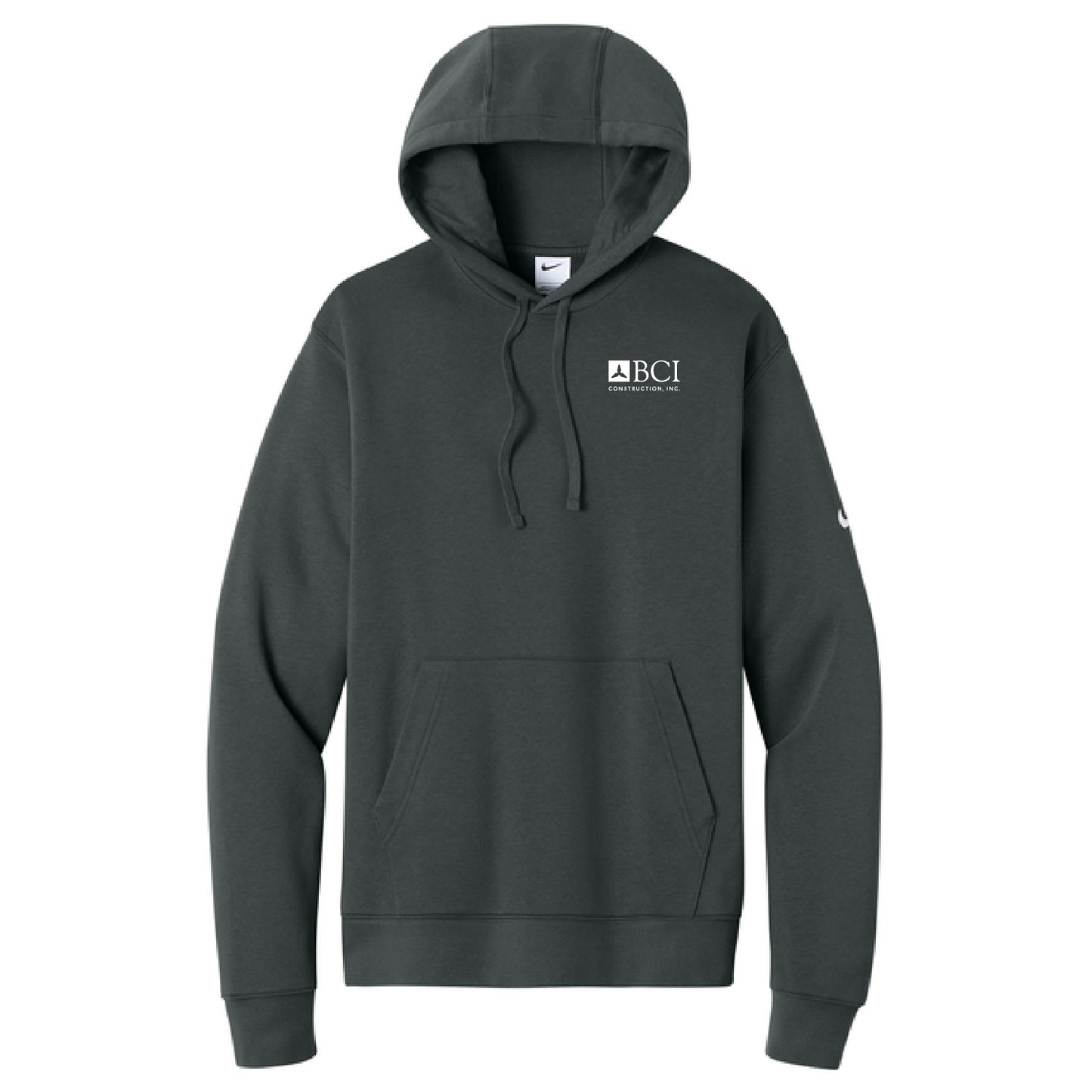 BCI Nike Club Fleece Sleeve Swoosh Pullover Hoodie