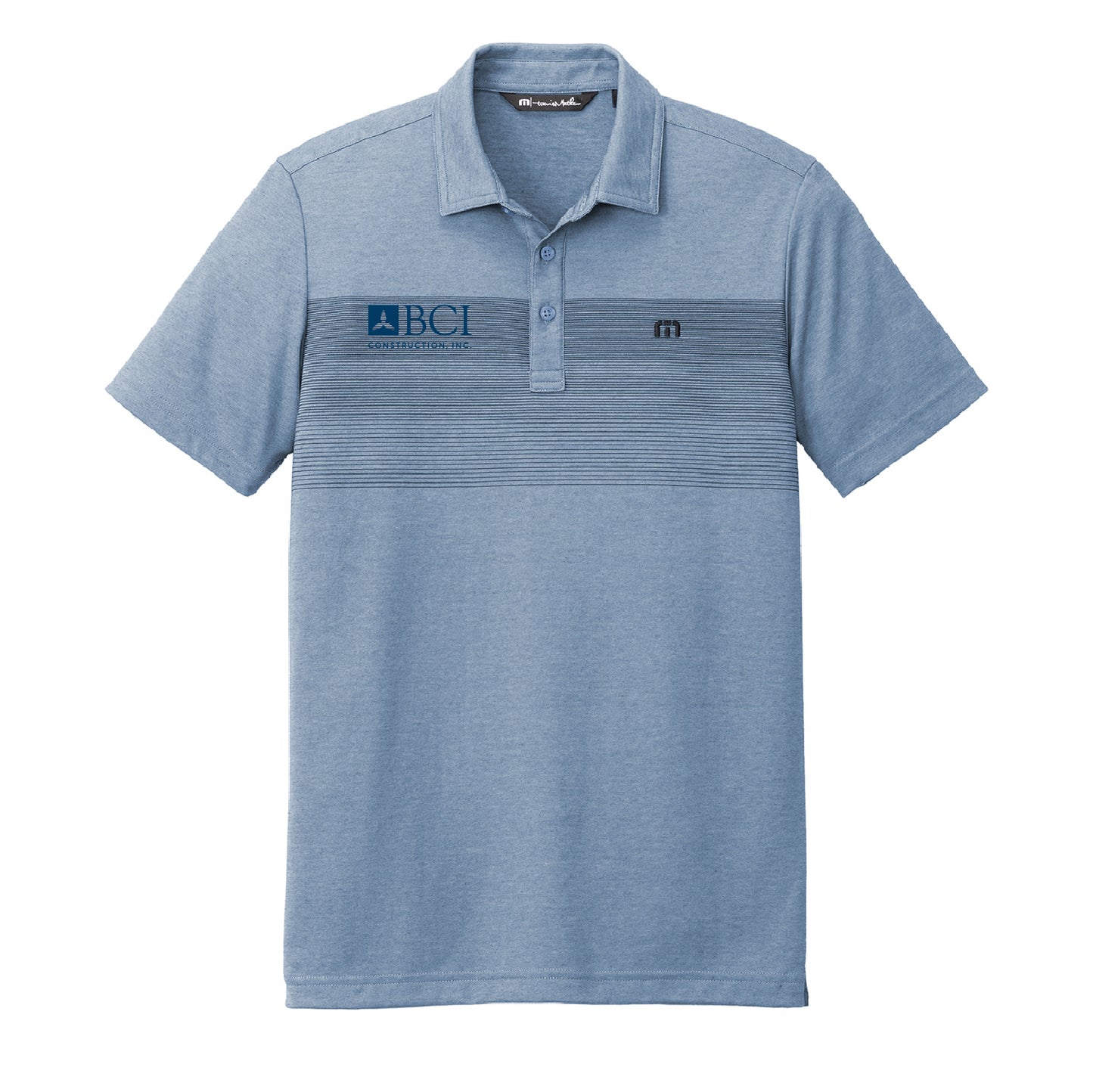 BCI TravisMathew Coastal Chest Stripe Polo (Right Chest)