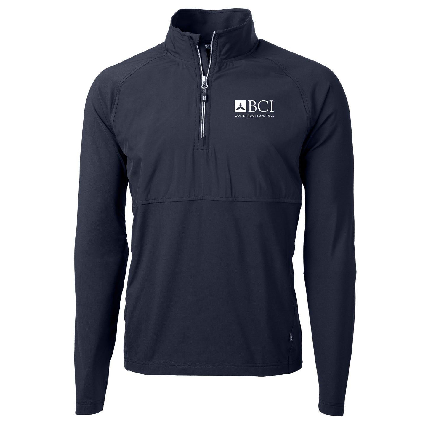 BCI Cutter & Buck Men's Adapt Eco Knit Hybrid Recycle Quarter Zip