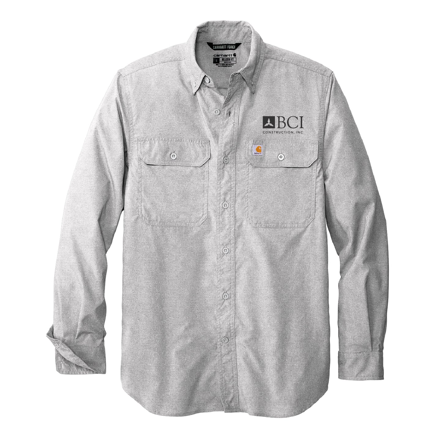 BCI Carhartt Force® Solid Long Sleeve Shirt