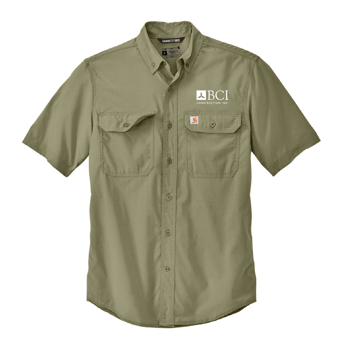 BCI Carhartt Force® Solid Short Sleeve Shirt