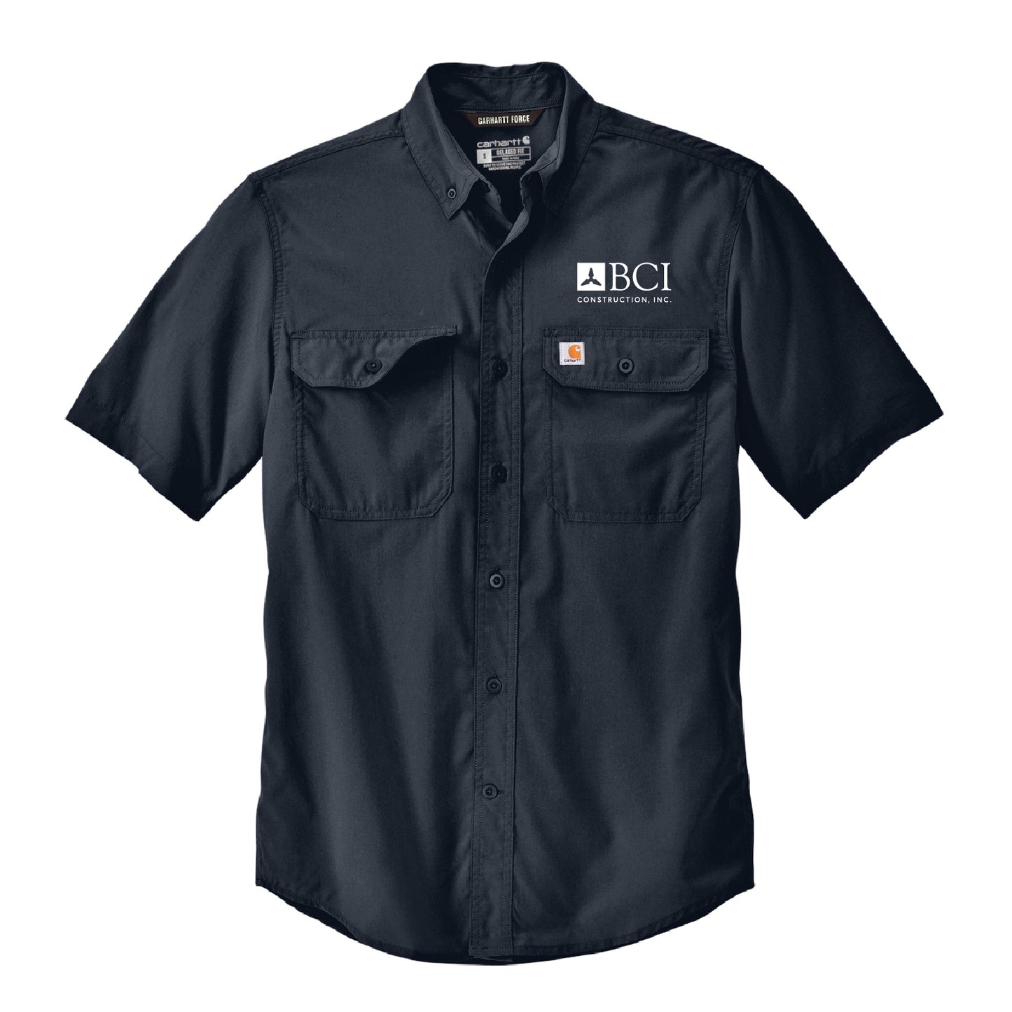 BCI Carhartt Force® Solid Short Sleeve Shirt