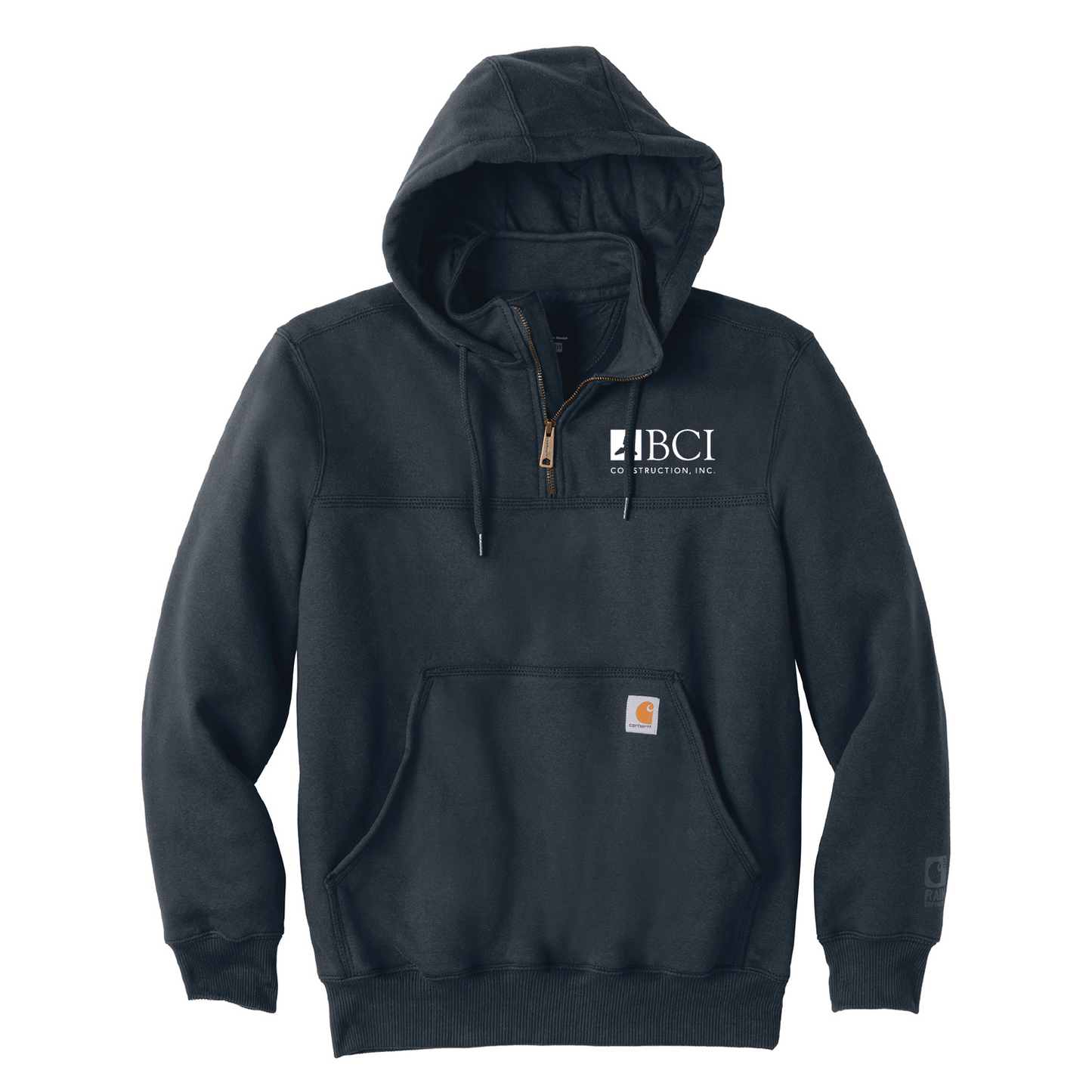 BCI Carhartt ® Rain Defender ® Paxton Heavyweight Hooded Zip Mock Sweatshirt