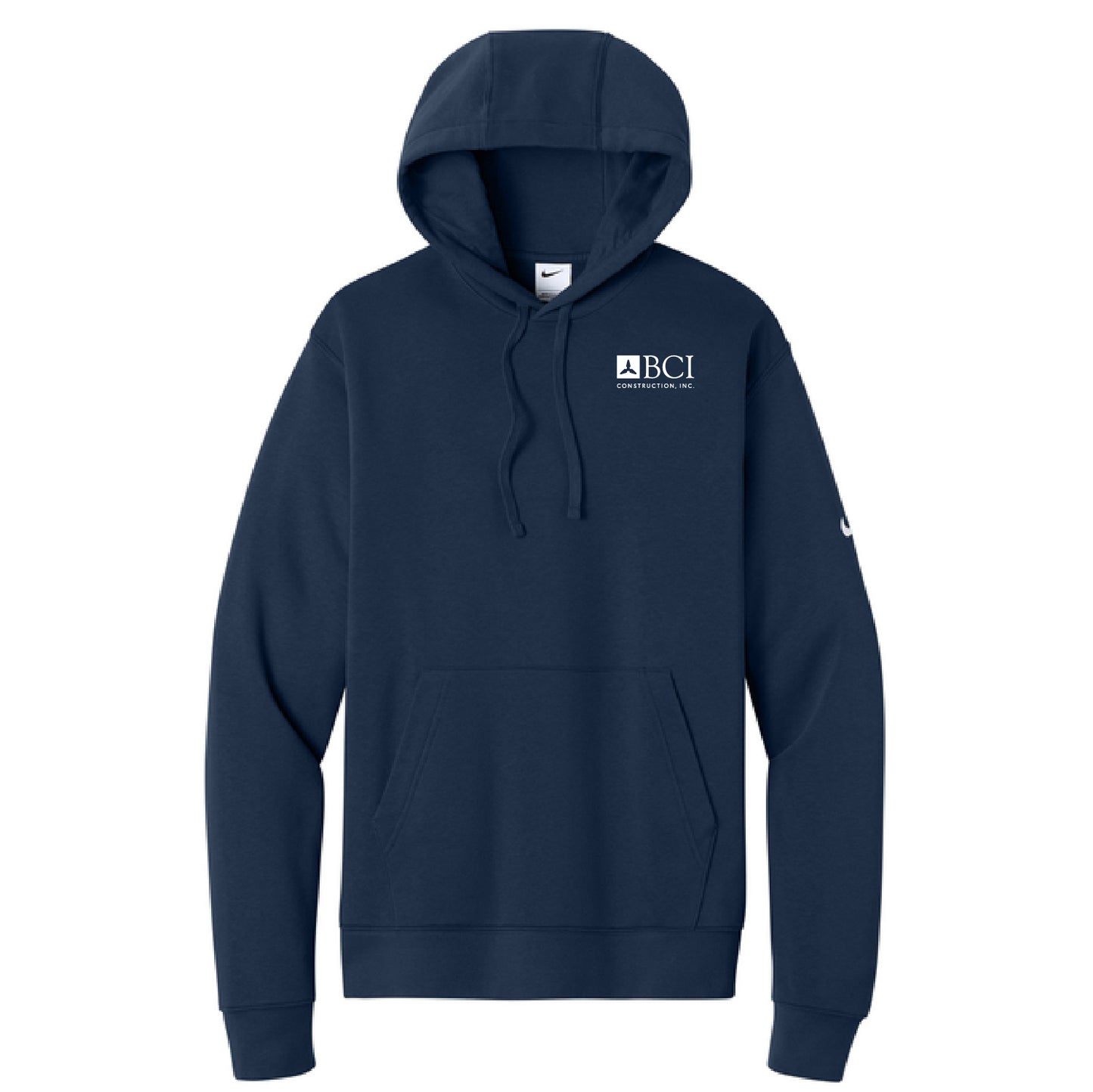 BCI Nike Club Fleece Sleeve Swoosh Pullover Hoodie