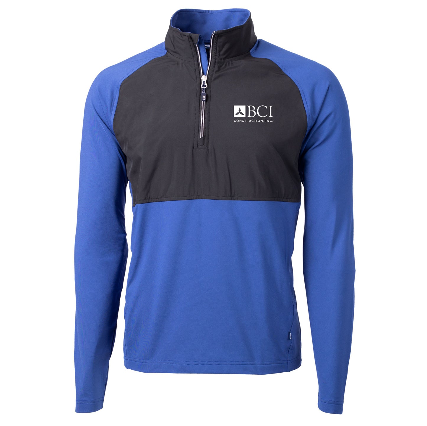 BCI Cutter & Buck Men's Adapt Eco Knit Hybrid Recycle Quarter Zip