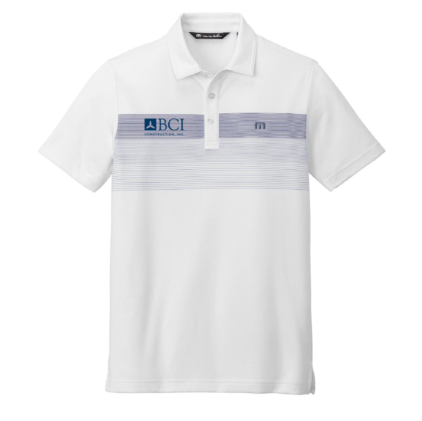 BCI TravisMathew Coastal Chest Stripe Polo (Right Chest)